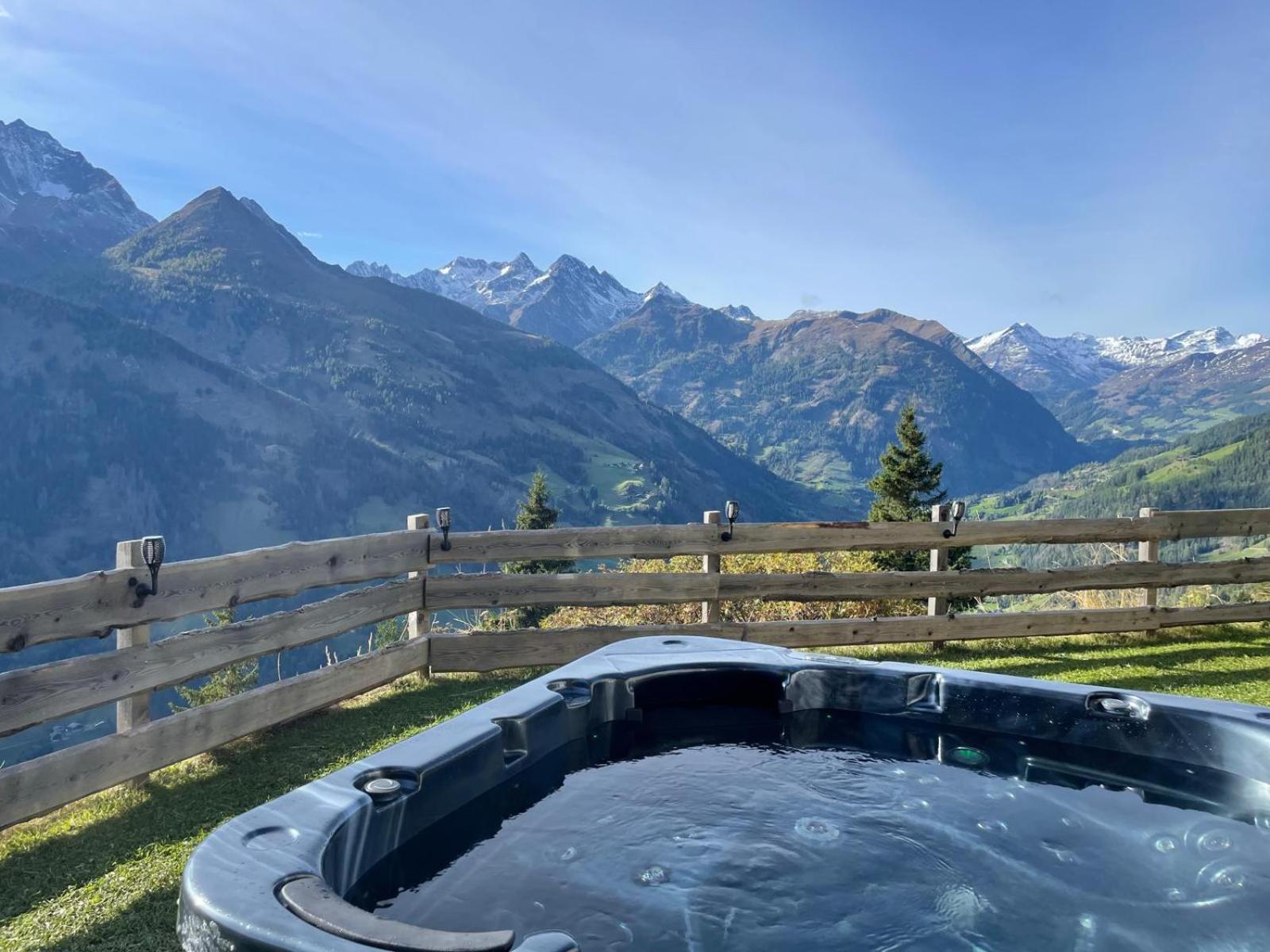 Panorama Berg Chalet Großkirchheim Esterno foto