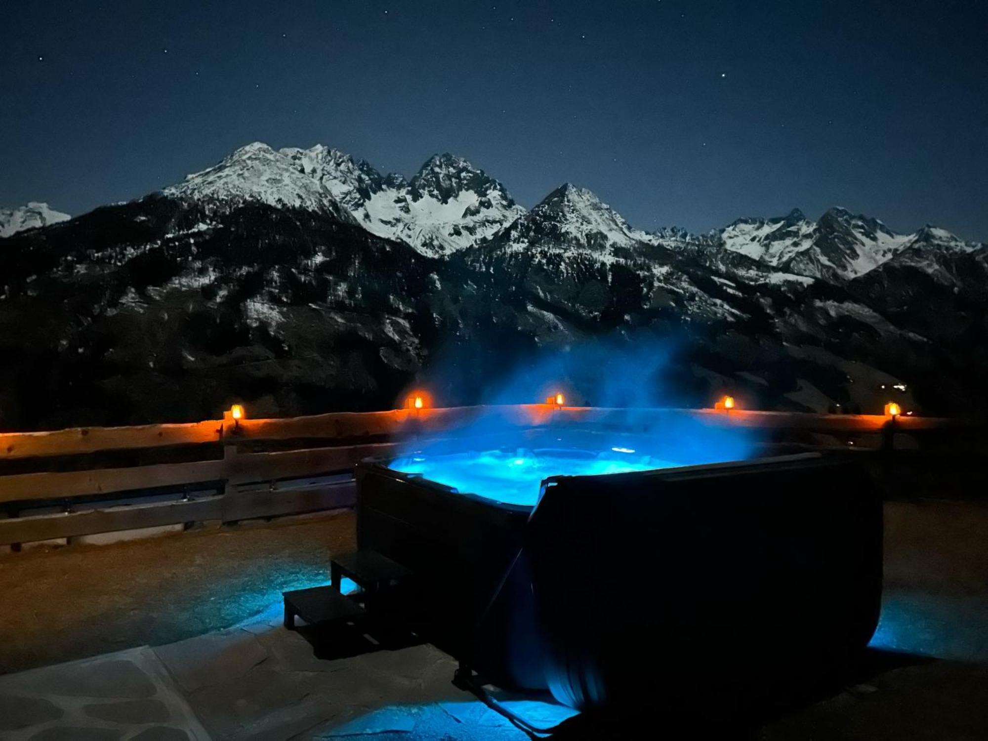 Panorama Berg Chalet Großkirchheim Esterno foto